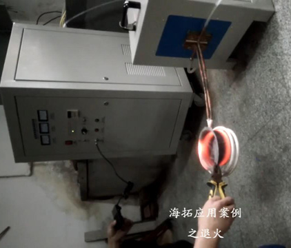 超音频HULUWA葫芦娃下载入口安卓加热设备对不锈钢盆加热退火拉伸试样视频