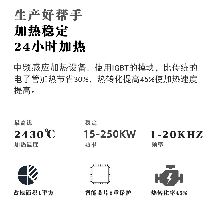 中频HULUWA葫芦娃下载入口安卓加热设备HTM-110AB 110KW中频熔炼炉(图2) 中频HULUWA葫芦娃下载入口安卓加热设备HTM-110AB 110KW中频熔炼炉(图2)