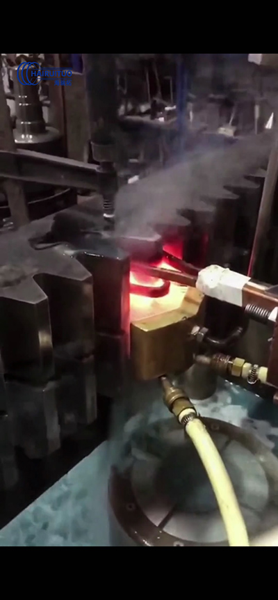 齿轮淬火，用高频淬火机