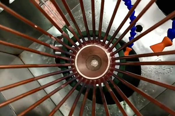 高频钎焊机，多孔分配器接头铜管焊接设备